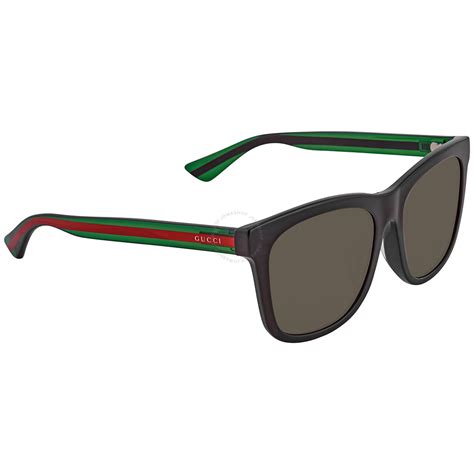 Gucci Green Square Men's Sunglasses GG0057SK 